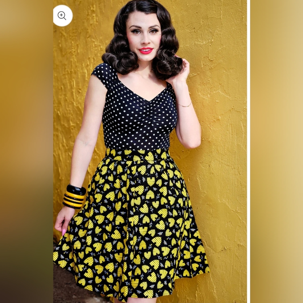 Retrolicious 2x Bee Hive skirt
